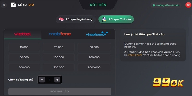 Những lưu ý quan trọng khi tiến hành rút tiền